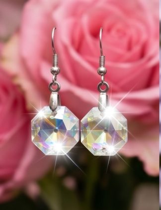 Octagonal Prismatic Earrings