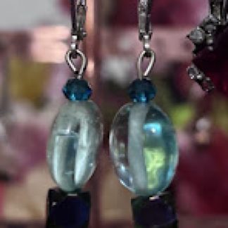 Seafoam Swirl Glass Drops