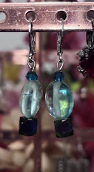 Seafoam Swirl Glass Drops