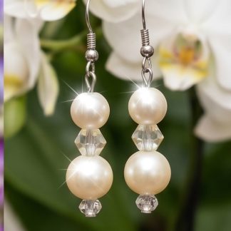Oceanic Faux Pearl Dangles