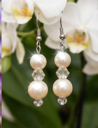 Oceanic Faux Pearl Dangles