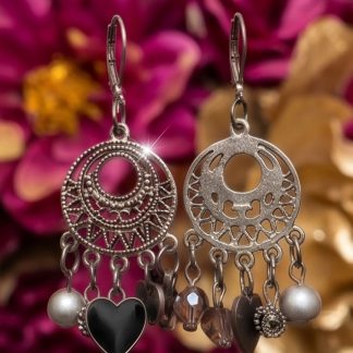 Intricate Metal Chandelier Dangles